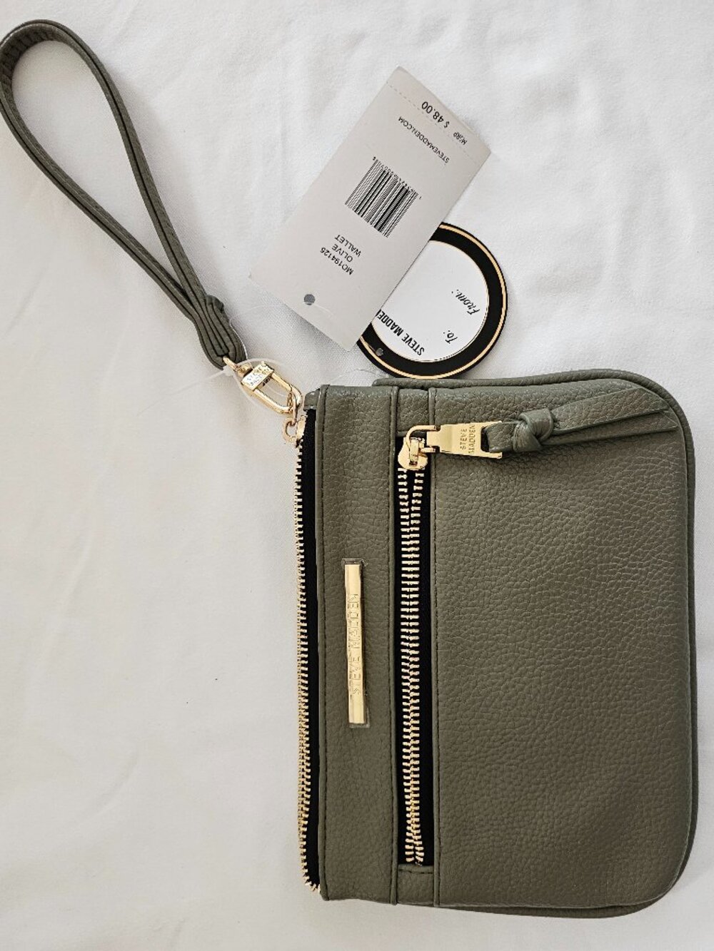 Steve Madden small clutch sage purse